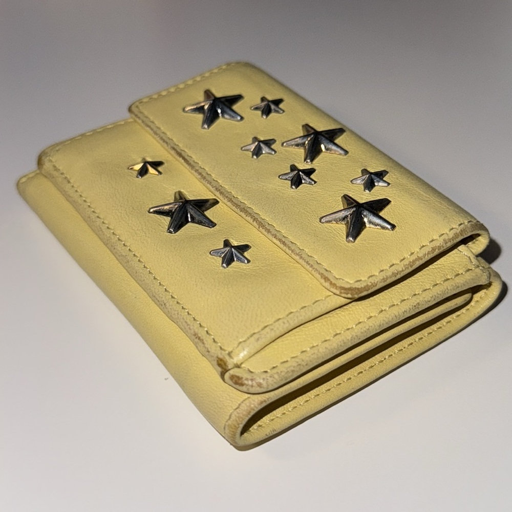 *SALE* JIMMY CHOO STAR STUDDED WALLET - Picture 4 of 14